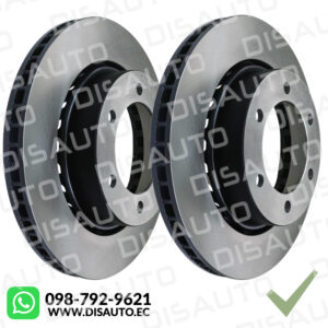 Kit Discos Frenos (Delanteros)Toyota New Hilux 2.4 2.7 2.8 Revo 4X4 2021-2024 (319mm - 6 Huecos)