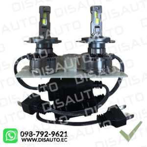 KITX2 Halogenos H4 12V-24V Turbo LED 75W 30.000 lúmenes (CON ENFRIADOR) MAXIMO PODER DE ILUMINACION