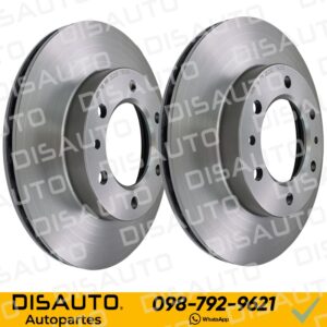 KITX2 DISCO DE FRENOS (DELANTEROS) CHEVROLET TRAILBLAZER 2015+, COLORADO 2018+ (300MM 6H)