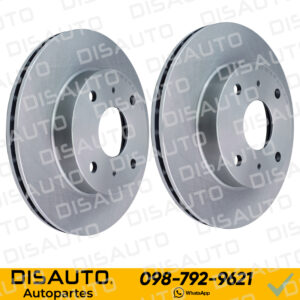 KITX2 DISCOS DE FRENOS CHEVROLET N300 2012-2019 (V-D)