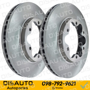 KITX2 DISCOS DE FRENOS DELANTEROS (BRASIL) TOYOTA HIACE 2002-2014