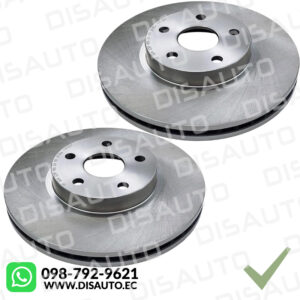 DISCOS DE FRENOS (DELANTEROS) (KITX2) TOYOTA COROLLA 1.6 1.8 16V 2008-2014