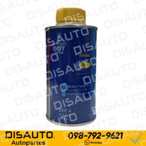 LIQUIDO DE FRENOS DOT-4 COLOR AMBAR 12 OZ