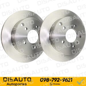 KITX2 Disco Tambor de Freno (Posterior) CHEVROLET CAPTIVA 2.4 3.0 3.2 2009 al 2017 - Captiva Sport 3.6L