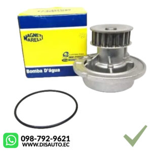 BOMBA DE AGUA CHEVROLET CORSA EVOLUTION 1.8L 2002+ C18NE C/POLEA PLASTICA MAGNETI MARELLI