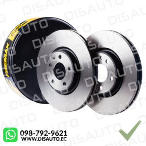 (KITX2) DISCOS DE FRENOS (DELANTEROS) MAZDA 3 1.6L 2003-2011