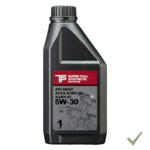 TP 5W30 Aceite Full Sintético 1 Litro para Motor Gasolina 10.000 km, Osaka Japón