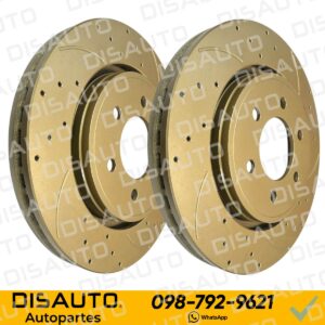 KITX2 DISCOS DE FRENOS (DELANTEROS) Ford F150 F-150 4X2 4X4 2004-2022 (350MM)