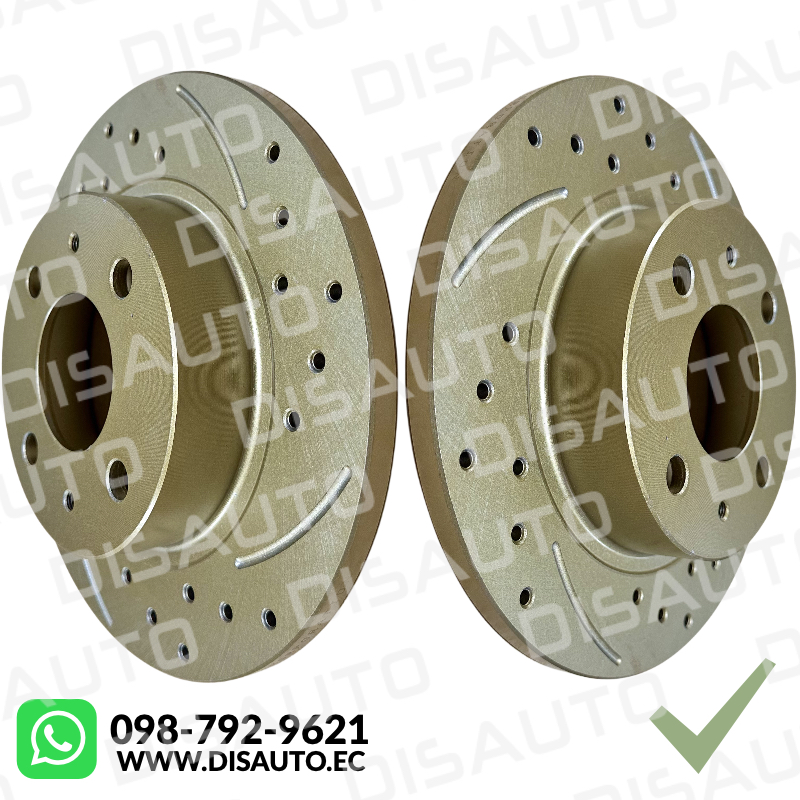 Discos de Frenos (KITX2) Deportivos (Solidos) Nissan Sentra B13 1.6L
