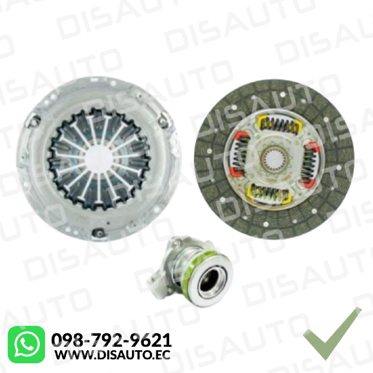 Kit de Embrague (Korea) Chevrolet Grand Vitara SZ 2.7L 2008-2019 (Con Ruliman Hidráulico)