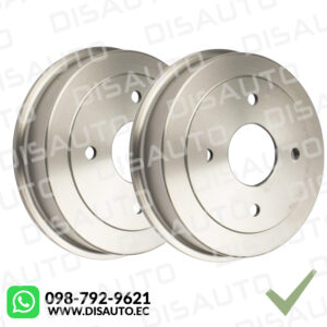 Tambores de Frenos (Posteriores) (KITX2) Datsun 1200