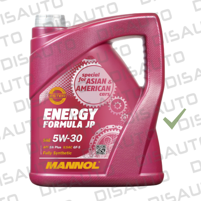 Mannol Energy Formula JP 5W30 Motor Gasolina Full Sintético 1 Galon (4  Litros)