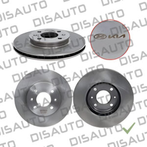 KITX2 Discos de Freno Hyundai Accent 1.4 1.6 2012-2023, Kia Río R 2011 al 2017