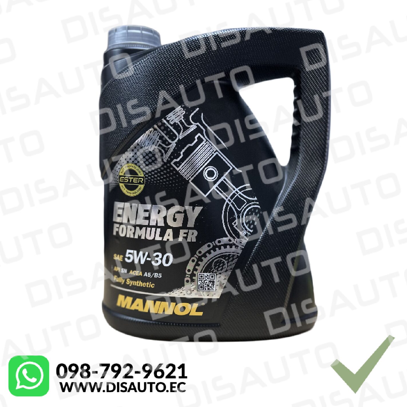 Mannol Energy Formula FR Ford, Volvo O.E.M. 5W30 1 Envase/Galon (5 Litros)