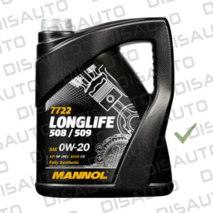 Mannol LongLife 508/509 0W20 1 Envase/Galon (5 Litros)