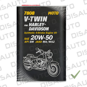 Mannol Harley Davidson V-Twin 20W50 1 Litro Metalico