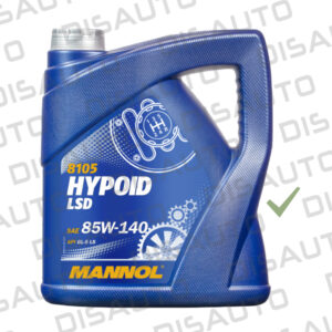 Mannol Hypoid LSD 85W140 GL-5 (Deslizamiento Limitado) 1 Galon 4 Litros