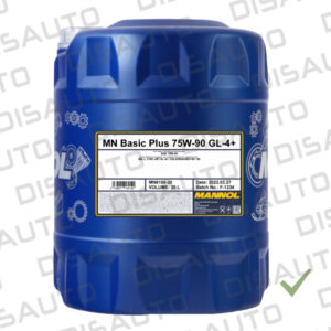 Mannol Full Sintético Basic Plus 75W90 GL4+ 1 Caneca/Balde 20 Litros (5 Galones)