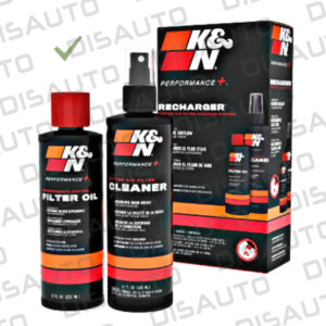 Kit de Limpieza y Mantenimiento Para filtros Aire de alto Flujo K&N Rojo
