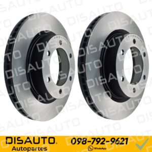 Discos de Frenos (Posteriores) (Kit x2) Toyota Fortuner 1GR 2.7 4.0 4x4 2016-2020, FJ Cruiser 4.0 2006-2018, Land Cruiser 150 2009-2020 (312MM) 6H