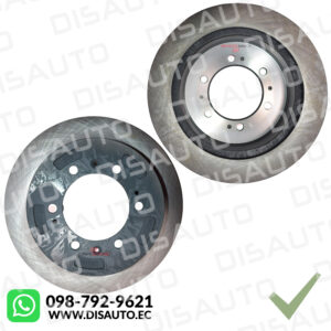 (Kit X2) Discos de Frenos (Posteriores) JAC HFC1037 T8 2020+ (325X108X139X20MM 6 HUECOS)