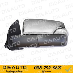 ESPEJO RETROVISOR ELECTRICO COMPLETO NIQUELADO (IZQUIERDO) LH ZXAUTO TERRALORD (2021+)