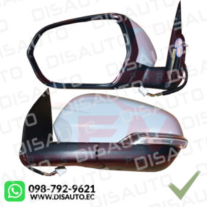ESPEJO RETROVISOR ELECTRICO (DERECHO) RH CHANGAN HUNTER 2021+ CON DIRECCIONAL / PLOMO