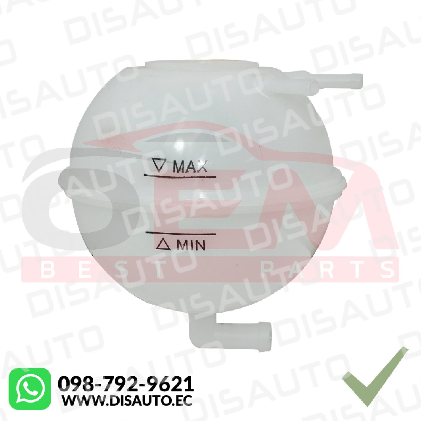 TANQUE RESERVORIO AGUA RADIADOR (SIN TAPA) CHERY TIGGO 2 1.5 2018+ / ARRIZO 3 2017+