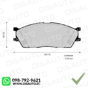 Juego Pastillas De frenos (Delanteros) Kia Río Stylus 2003-2013