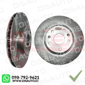 DISCOS DE FRENOS (DELANTEROS) (KITX2) CHERY TIGGO 3 1.6L T11 / FL / 2010 EN ADELANTE (300X61.5X48.5X25MM) 5 HUECOS