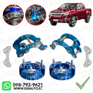 KIT DE ELEVACION CHEVROLET D-MAX RT50 4X4 2014-2020 (1 PULGADA 2.54 CM) COLORADO 4X4