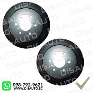TAMBORES DE FRENOS (POSTERIORES) DONGFENG RICH 6 2022+ 6 HUECOS