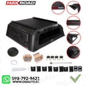 CASETA PARA BALDE FOTON TUNLAND G7 DOBLE CABINA 2022+ MAXROAD METAL NEGRO
