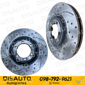Discos de Frenos Deportivos Hiperventilados (KITX2) Chevrolet D-MAX RT50 4JJ1 2.5 3.0 CRDI 4x4 2014-2024