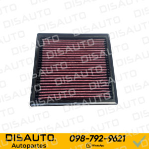 Filtro de Aire de Alto Flujo K&N ZX AUTO Terralord 2.5L Diesel Con Motor Isuzu 2023 2024 2025