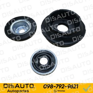 Kit (1 Lado) Base de Amortiguador (Delantero) Con Ruliman Renault Logan Sandero Megane Clio Duster
