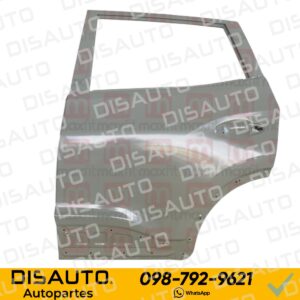 PUERTA (POSTERIOR) IZQUIERDA LH CHERY TIGGO 4 1.5L 2018 EN ADELANTE