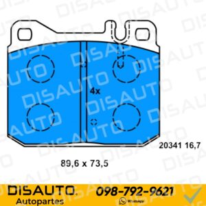 pastillas_frenos_mercedes_benz_w123_w126
