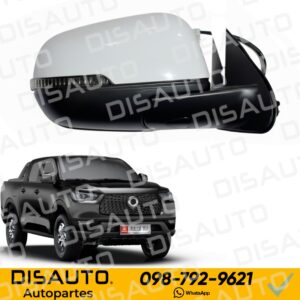 ESPEJO RETROVISOR ELECTRICO BLANCO CON DIRECCIONAL (DERECHO) GREAT WALL POER 2021+