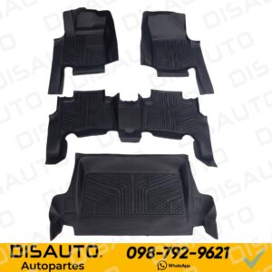 Moquetas Termoformadas 3D Plus Toyota Fortuner 2.7 4.0 2016-2026 (4 Piezas)