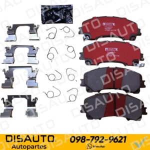 Pastillas de freno (Delanteras) Chevrolet Colorado 2.8T Diesel, JMC VIGUS PLUS 2.0 2023+